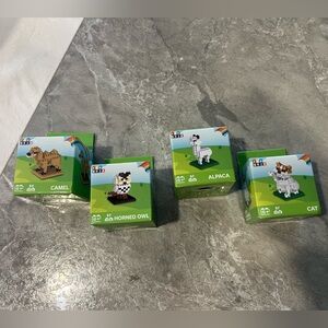Fun Brix Mini Animal Building Bricks Set(4)